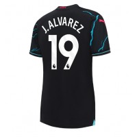 Dámy Fotbalový dres Manchester City Julian Alvarez #19 2023-24 Třetí Krátký Rukáv